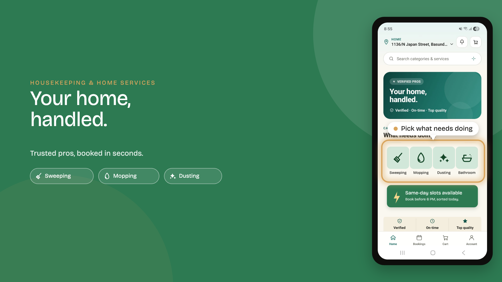 Jominly Assist — your home, handled.